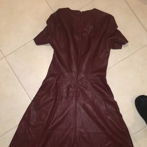 Pleather Dress